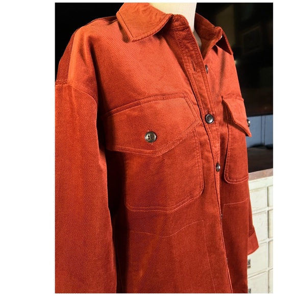 Madewell Oversized Corduroy Buttondown Shirt Jacket S - Picture 8 of 14